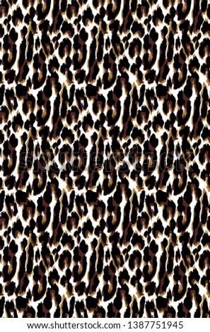 Leopard pattern design background texture print