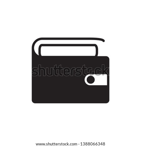 wallet illustration icon logo template