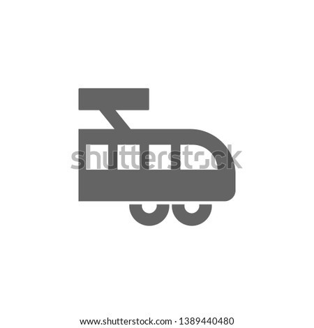 Electric train icon. Element of simple transport icon. Premium quality graphic design icon. Signs and symbols collection icon for websites
