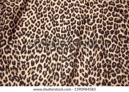 Leopard seamless texture animal fabric decor. Leopard print pattern background.