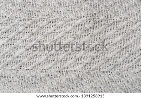Texture of cotton and wool fabric for background, herringbone pattern