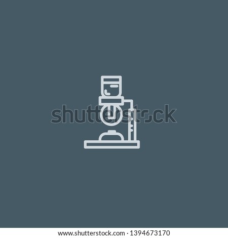 Coffee Machine vector icon. Coffee Machine concept stroke symbol design. Thin graphic elements vector illustration, outline pattern for your web site design, logo, UI. EPS 10.
