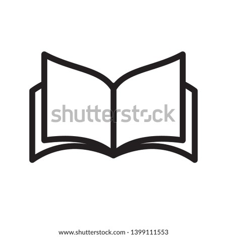 book icon logo sign symbol, vector, eps 10