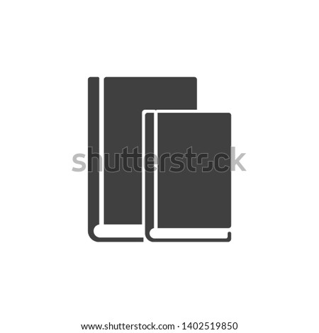 Books icon illustration.Concept of Education.icon for mobile and web apps.