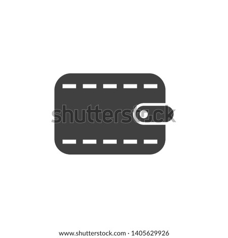 Wallet icon illustration. Concept of Business and finance.icon for mobile and web apps. 