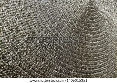 View of bright gray material, background, blank for designers