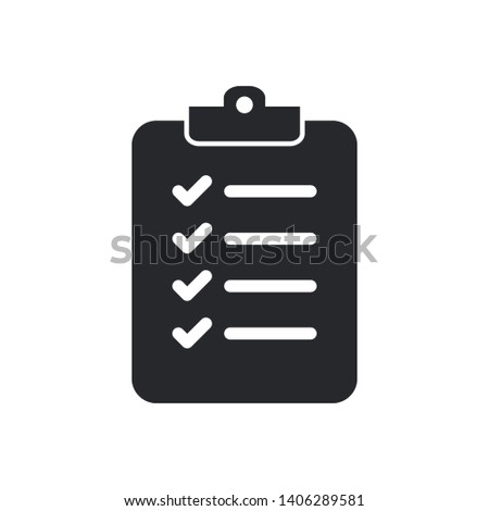 Checklist checkmark Icon symbol logo sign , vector, eps 10