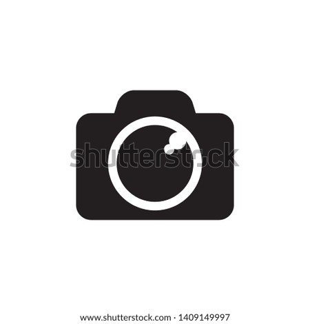 camera icon design template. Trendy style, vector eps 10