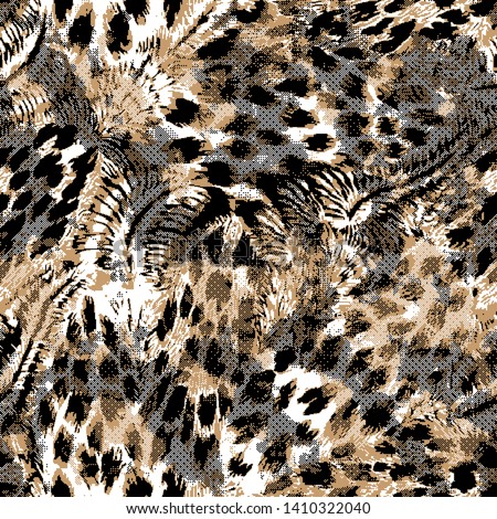Animal pattern design. Modern leopard pattern design