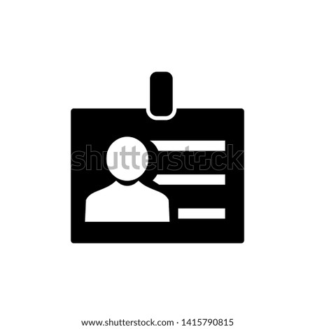 id card icon vector design illustration