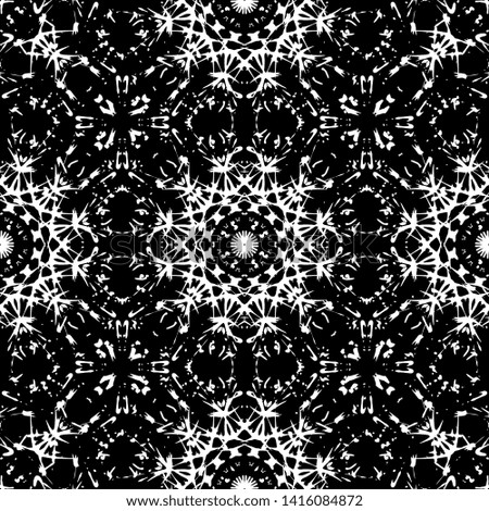 black and white ornamental abstract background
