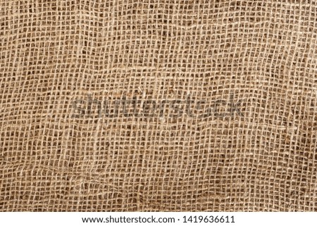brown burlap fabric making background
