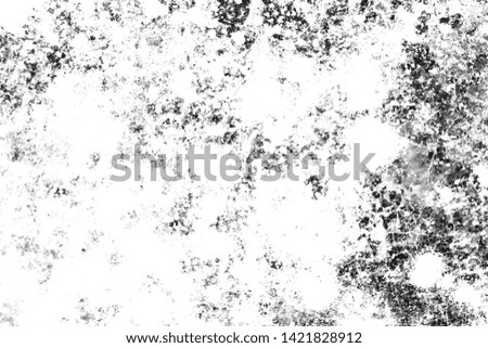 Black and white is grunge background. Abstract monochrome texture. Pattern of scratches, paint and stains.