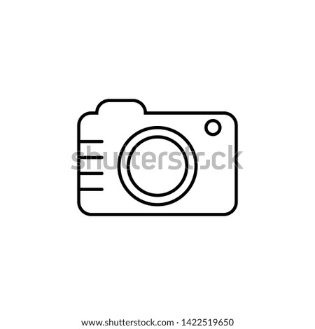 Camera Photography Icon Logo Template Illustration Design. Vector EPS 10.