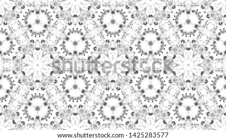 Black and white seamless pattern for textile, backgrounds, tiles and designs