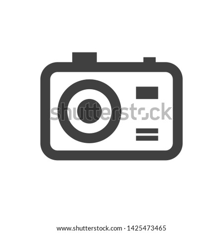 Camera Photography Vector Icon Logo Template Illustration Design