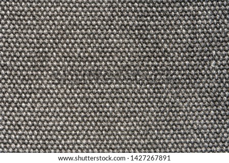 Gray Fabric Texture Background. Thick Fabric for Backpacks and Sports Equipment
