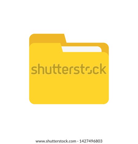 
folder and documents icon vector