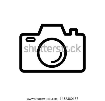 Camera icon ,photography icon vector flat style illustration
