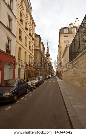 Streets of Paris.