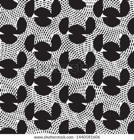 Black and white grunge stripe line vector background. Abstract halftone illustration background. Grunge grid background pattern