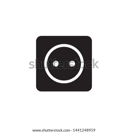 Socket Outlet Plug In Icon Vector Illustration 