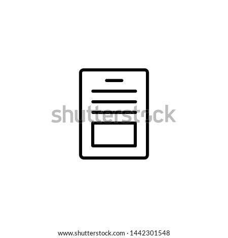 report 3 icon sign signifier vector