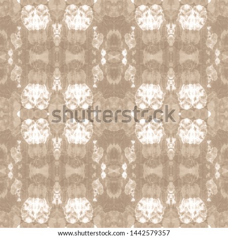 Fashion Design. Abstract Ethnic Seamless Pattern. Light Background For Textile Design. Brushstrokes On Painting Print. Beige Modern Wallpaper. 