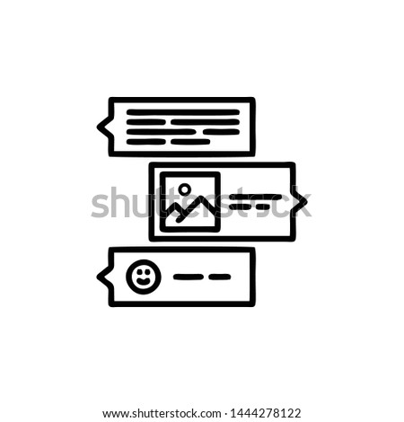 Social connection. Web design icon logo template