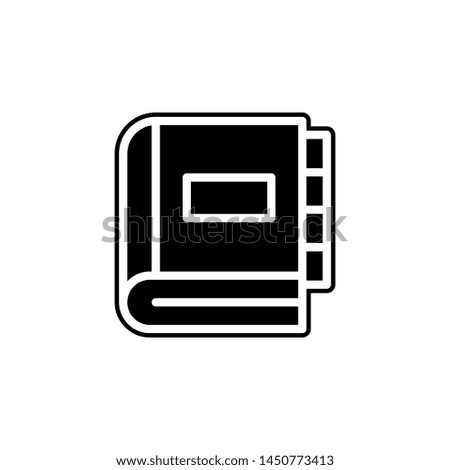 book, plans icon. Simple glyph, flat illustration of Book icons for UI and UX, website or mobile application