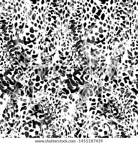 Animal design. Textile print pattern.
