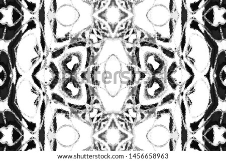 Black and white pattern for textile and design