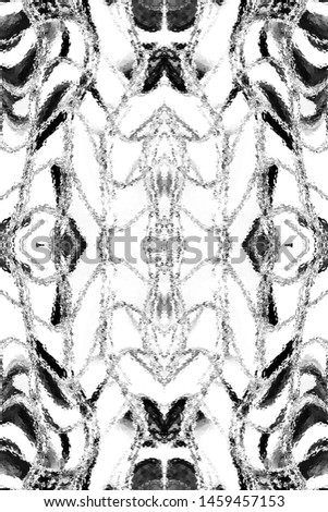 Black and white pattern for textile, ceramic tiles and design