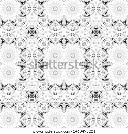 Black and white seamless pattern for textile, ceramic tiles and designs
