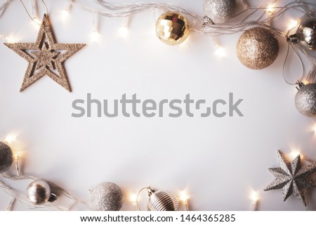 Christmas decoration for new year , Christmas , birthday , anniversary , celebration concept background