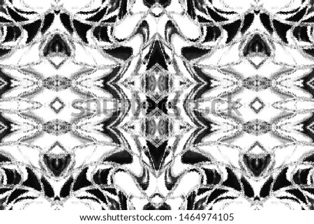 Black and white pattern for textile and design