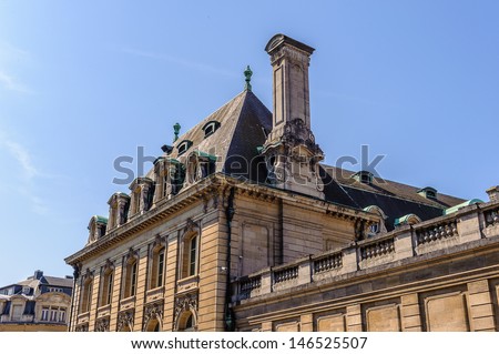Modern architecture of Luxembourg city