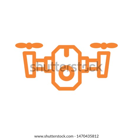 drone icon isolated sign symbol vector illustration - vector  