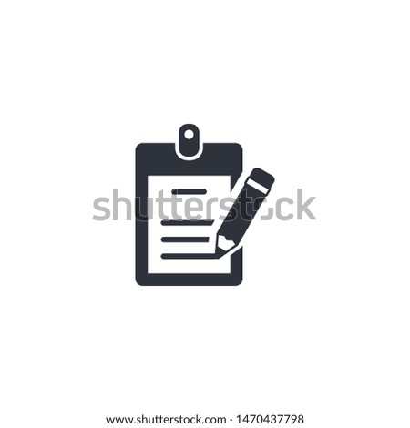 document or paper icon vector logo template