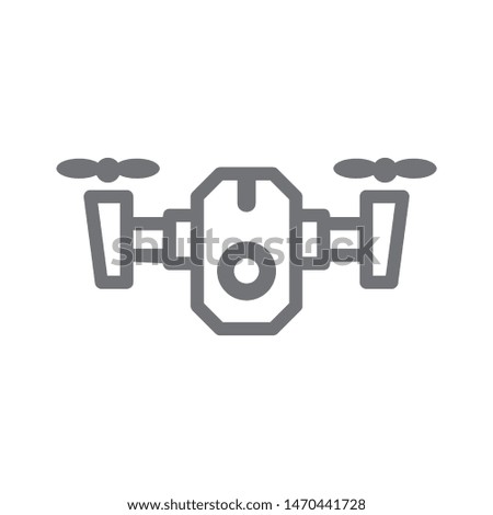 drone icon isolated sign symbol vector illustration - vector  