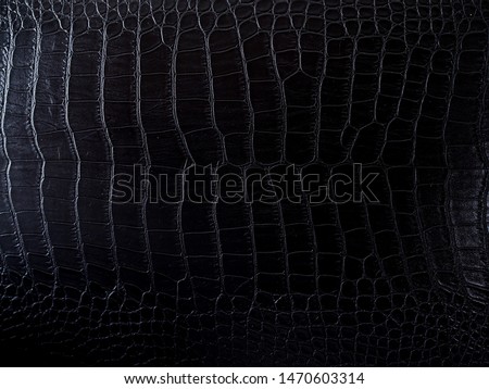 Black background with surface texture of black leather.