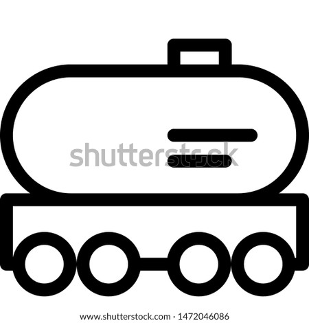 Fuel tanker truck isolated on a white background