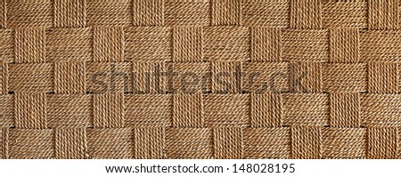 Horizontal natural background - weaving of fibers