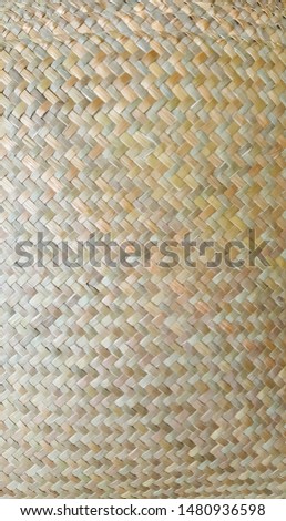 Handcraft weave Pattern from wicker Lepironia articulata krajood