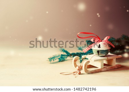 christmas holidays background in vintage color