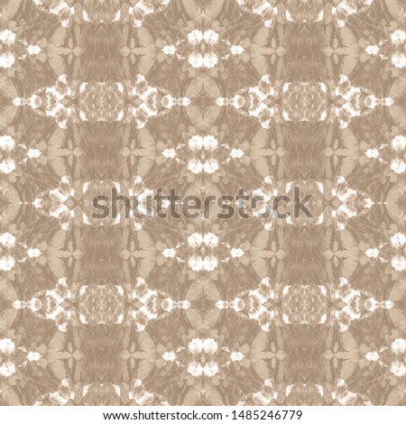 Classic Hipster Pattern On White Backdrop. Brown Beautiful Background.  Abstract Old Paper Seamless Pattern. Brushstrokes On Dynamic Fond. Street Design.