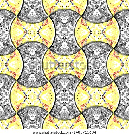 Mosaic endless colorful pattern for wallpapers, design and backgrounds