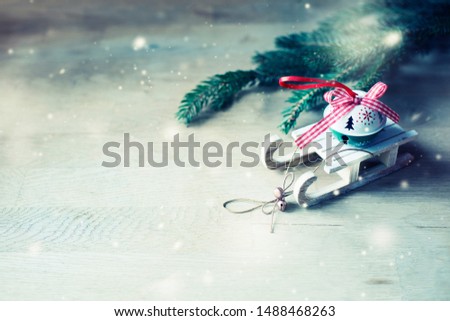 christmas holidays background in vintage color