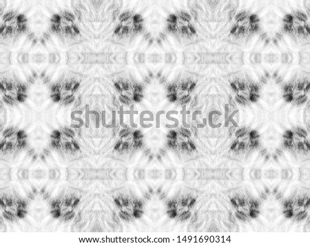 Black and white tie dye print. Seamless pattern. Monochrome shibori design. Intricate ethnic ornament. Watercolor batik texture. Ethnic boho rug. Tribal embroidery. Abstract tie dye print
