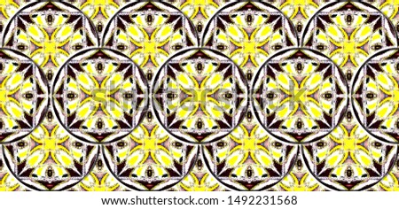 Colorful horizontal seamless pattern for textile and design